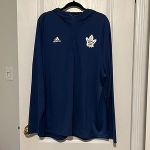 Adidas Toronto Maple Leafs Quarter Zip Hoodie